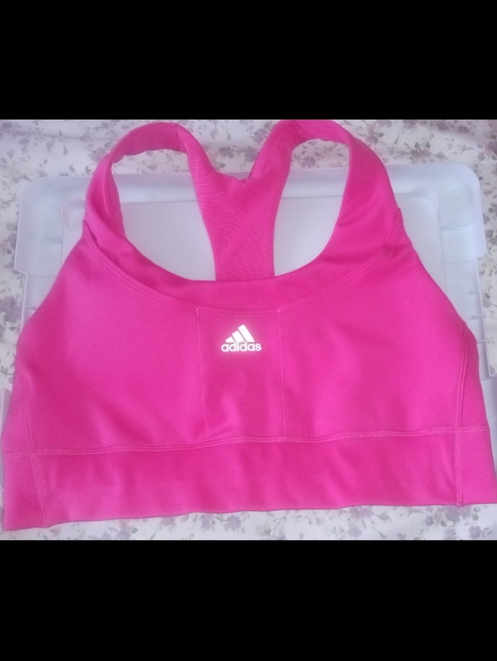 ADIDAS x Stella McCartney Womens  Truepurpose Sports Bra Pink Size 36C